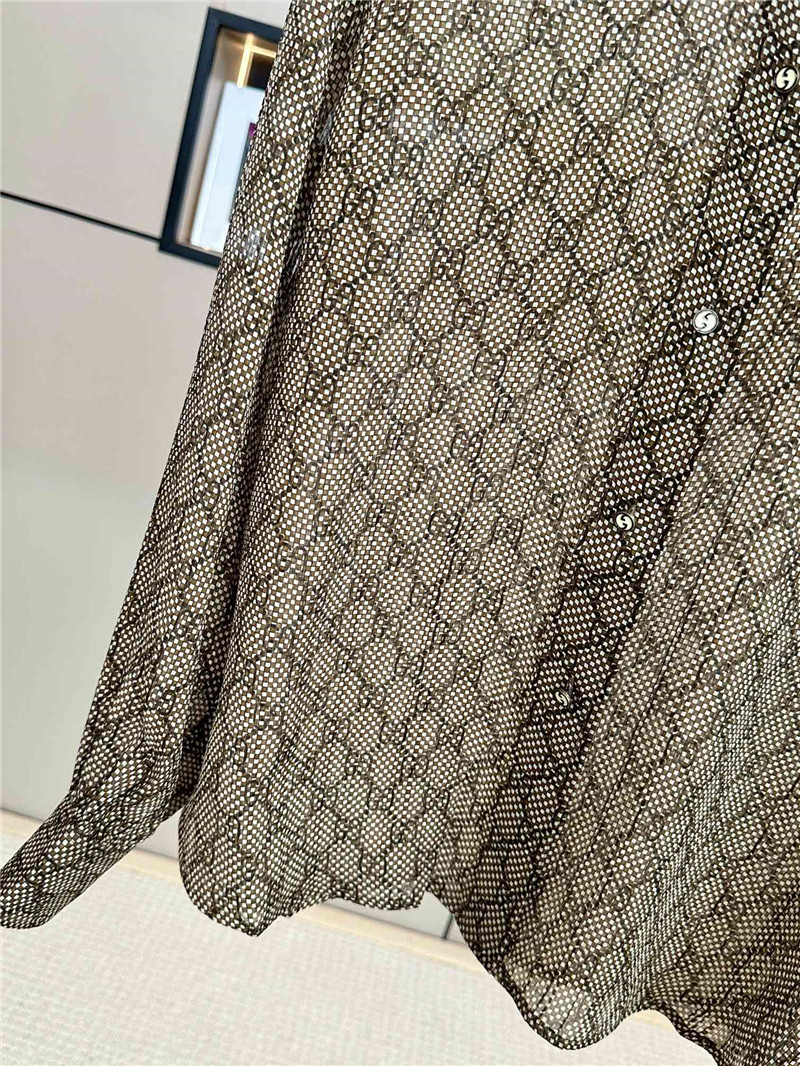 Gvc*1 silk jacquard shirt replicas clothes