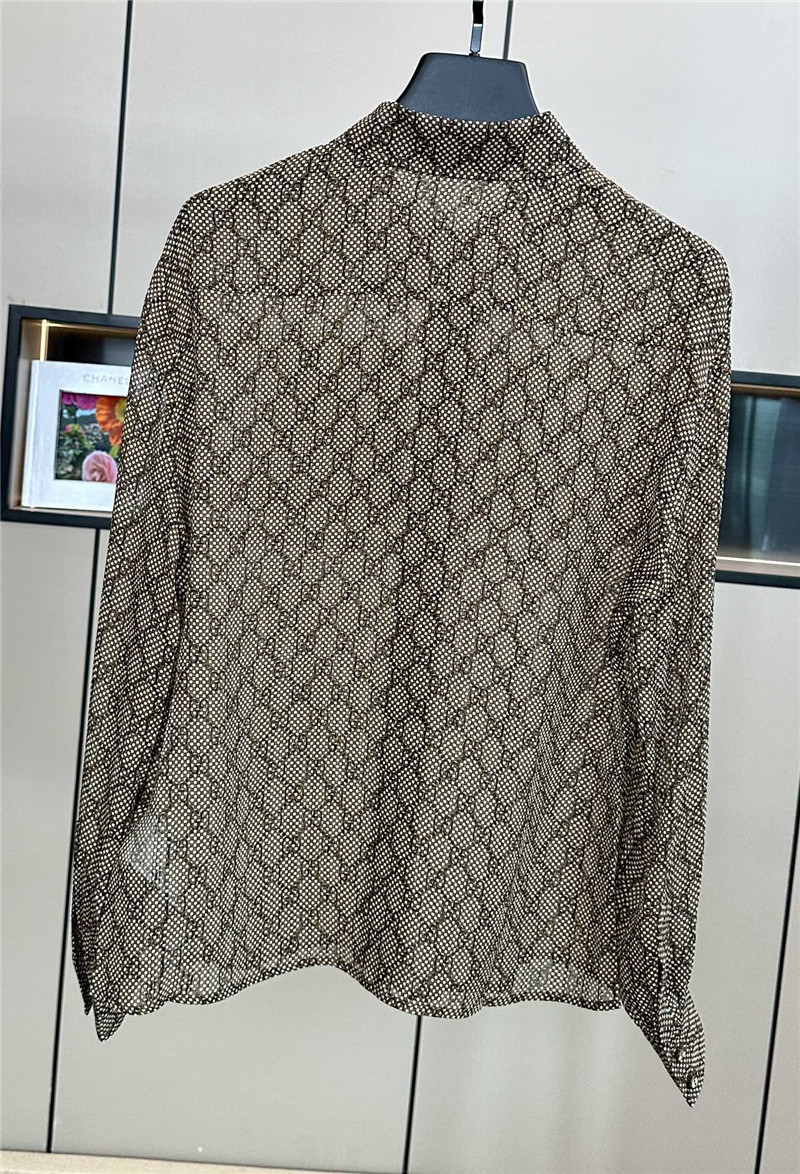 Gvc*1 silk jacquard shirt replicas clothes