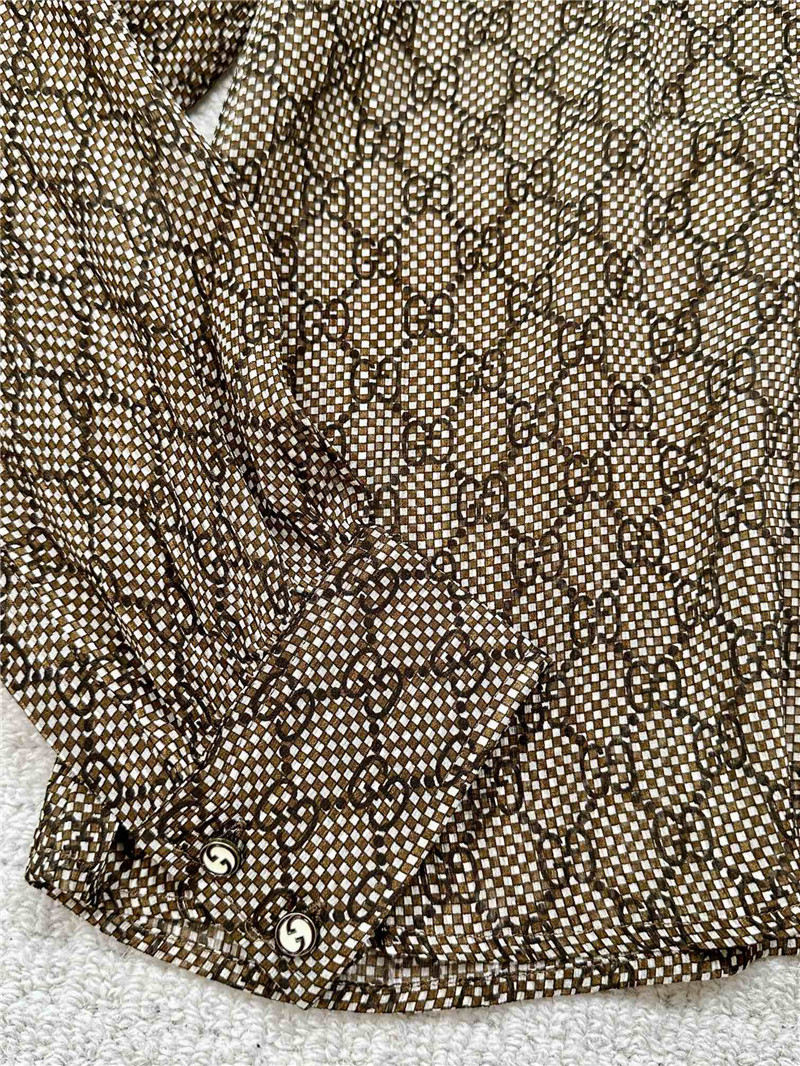 Gvc*1 silk jacquard shirt replicas clothes