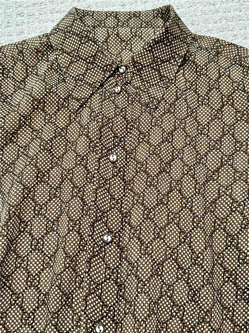 Gvc*1 silk jacquard shirt replicas clothes