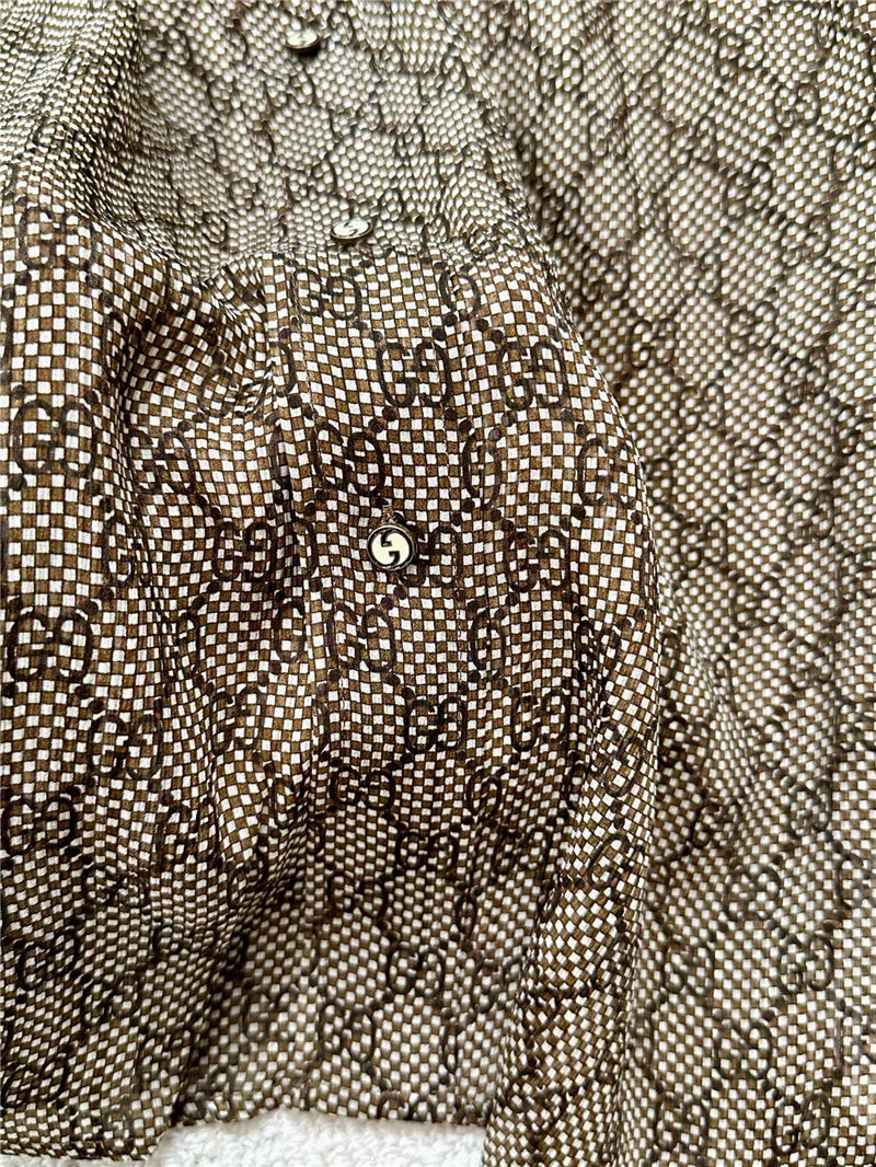 Gvc*1 silk jacquard shirt replicas clothes