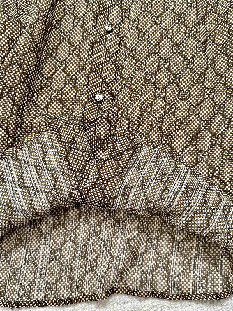 Gvc*1 silk jacquard shirt replicas clothes