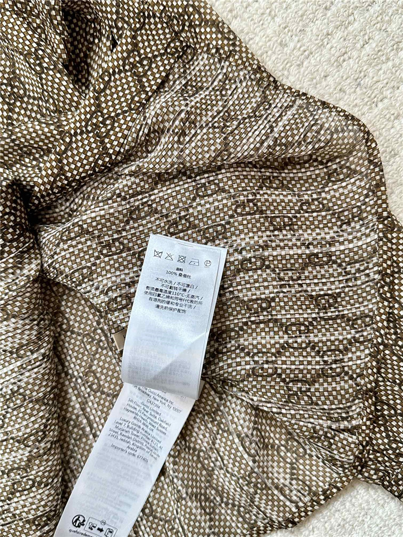 Gvc*1 silk jacquard shirt replicas clothes