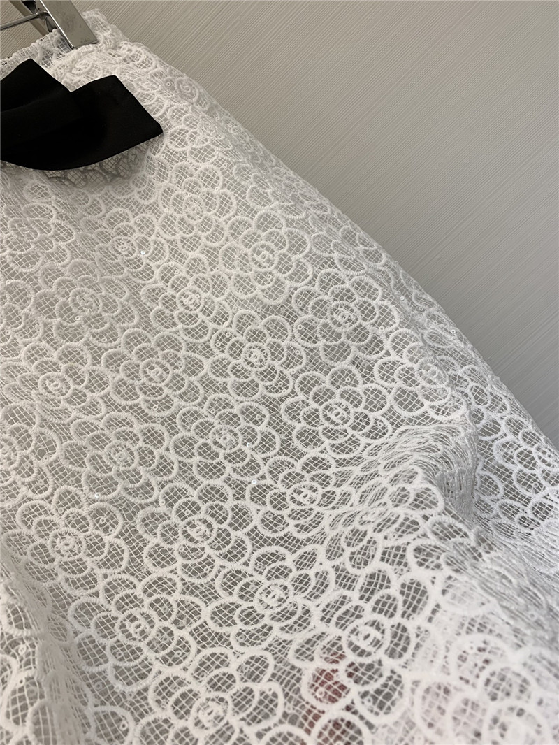 Ch**el hollow camellia skirt replica clothing sites
