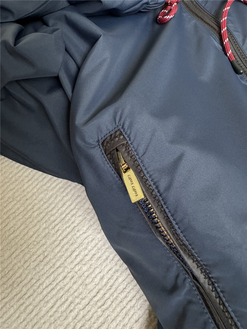 M1um1u nylon jacket + high waist shorts replica clothing