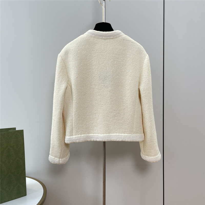 Gucci white snow jacket cheap replica designer clothes