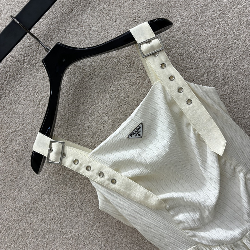 Pra*a strap dress cheap replica designer clothes