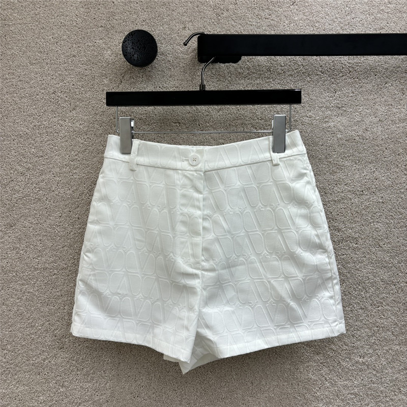 valentino embroidered letter A line shorts replica clothing sites