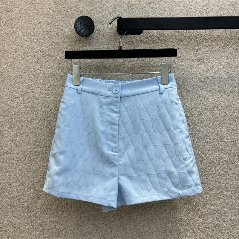 valentino embroidered letter A line shorts replica clothing sites