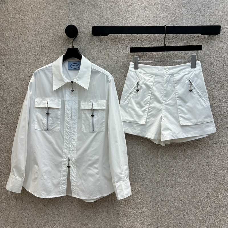 prada triangle logo decorative set cheap designer replica clothes