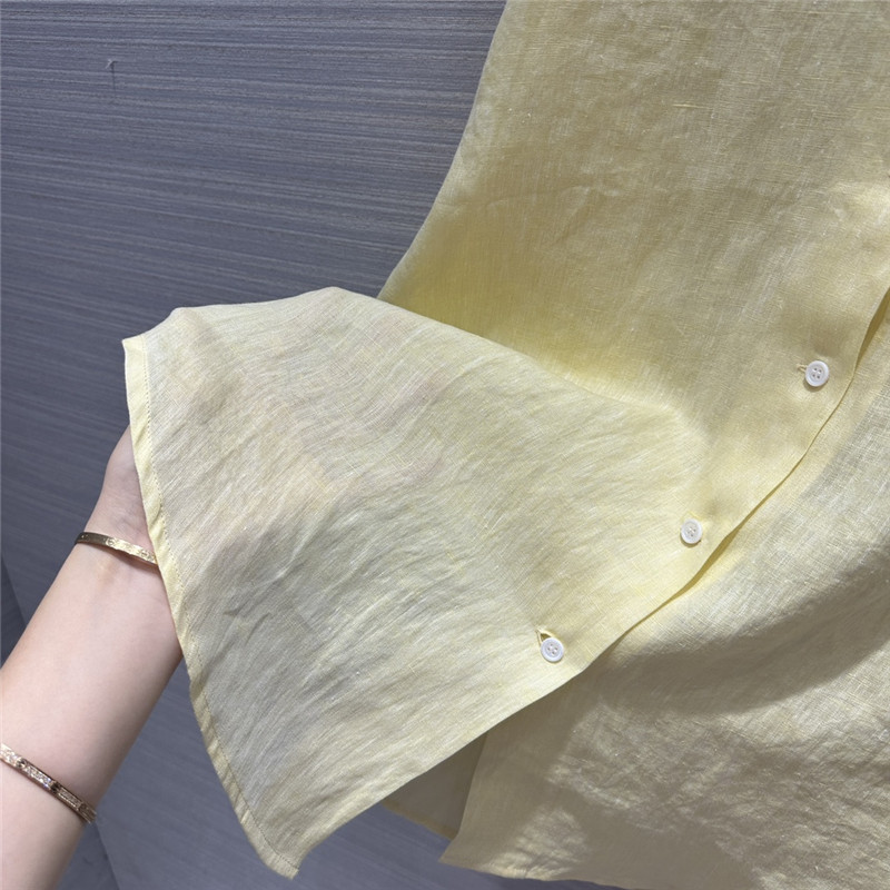 the row cotton and linen long shirt replica designer clothes