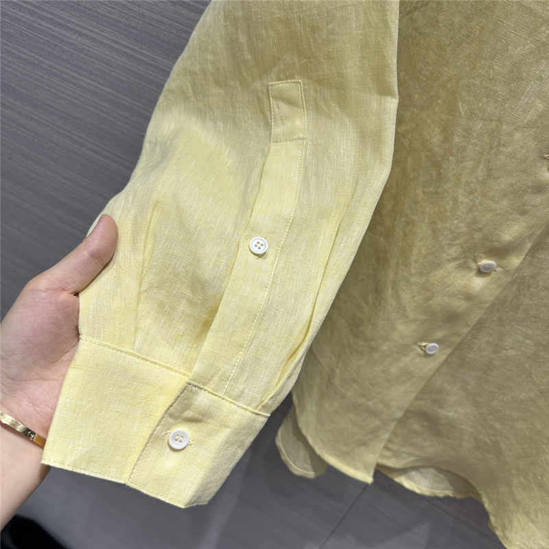 the row cotton and linen long shirt replica designer clothes