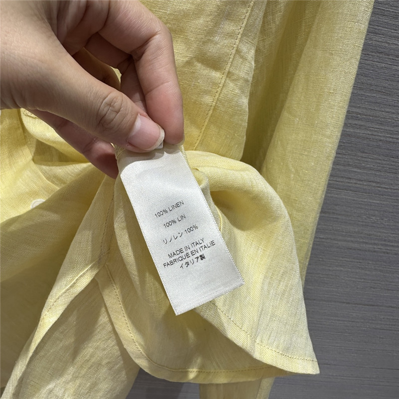 the row cotton and linen long shirt replica designer clothes