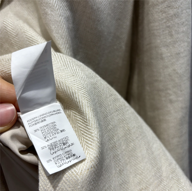 BC cotton and linen double breasted suit replica clothes