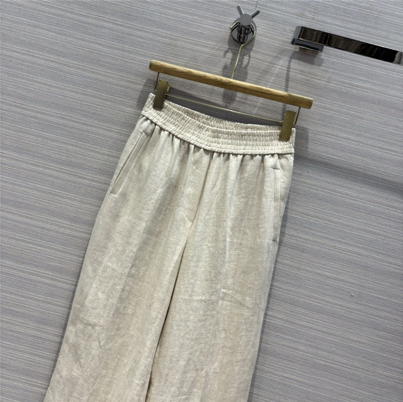 BC cotton and linen straight casual pants replica clothing sites