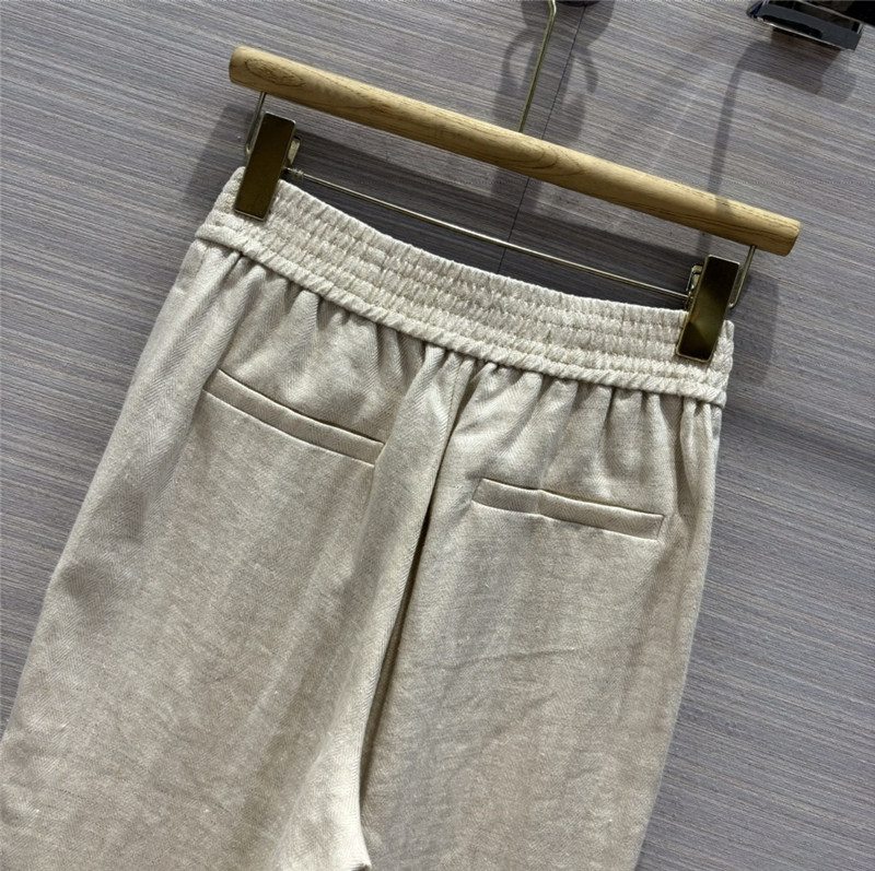 BC cotton and linen straight casual pants replica clothing sites