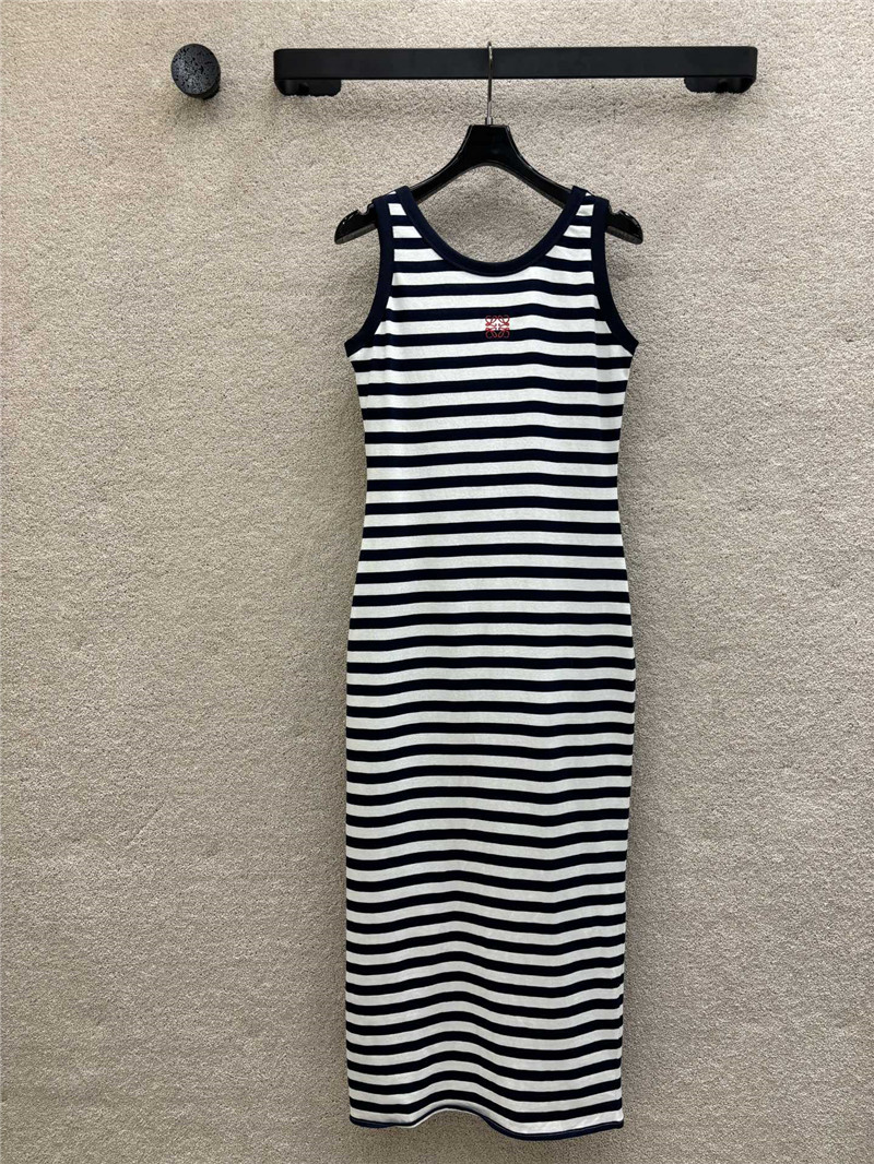 loewe striped vest dress replica clothes