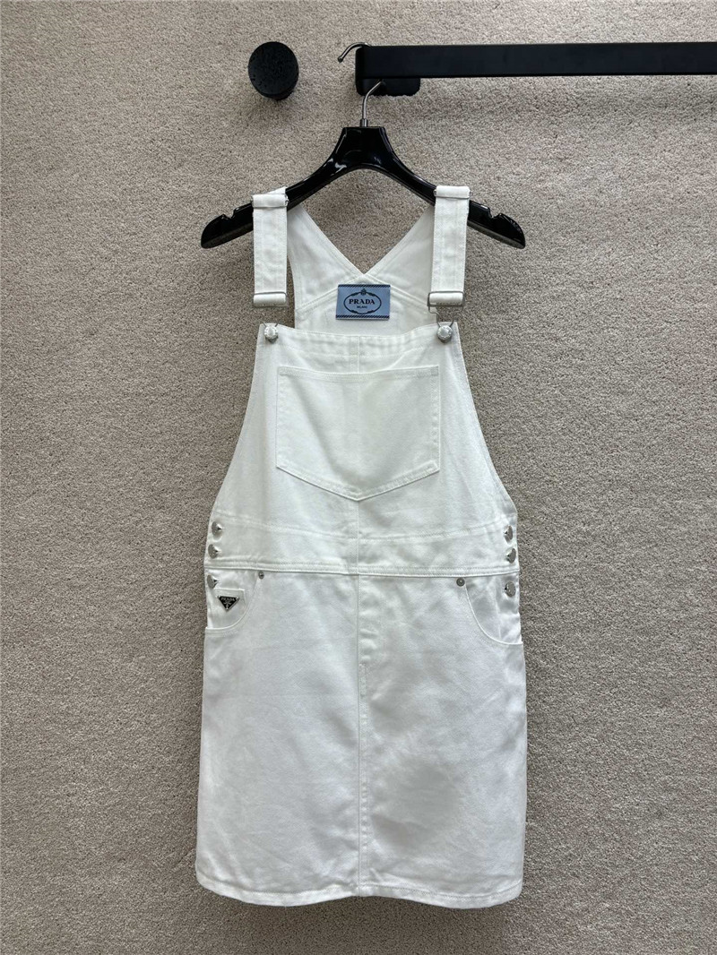prada denim suspender skirt replica d&g clothing