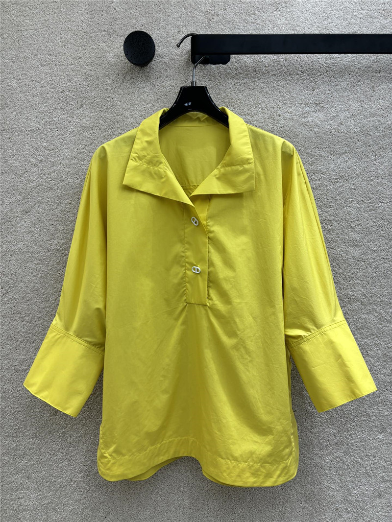Hermes bat sleeve three-quarter sleeve shirt replica clothes