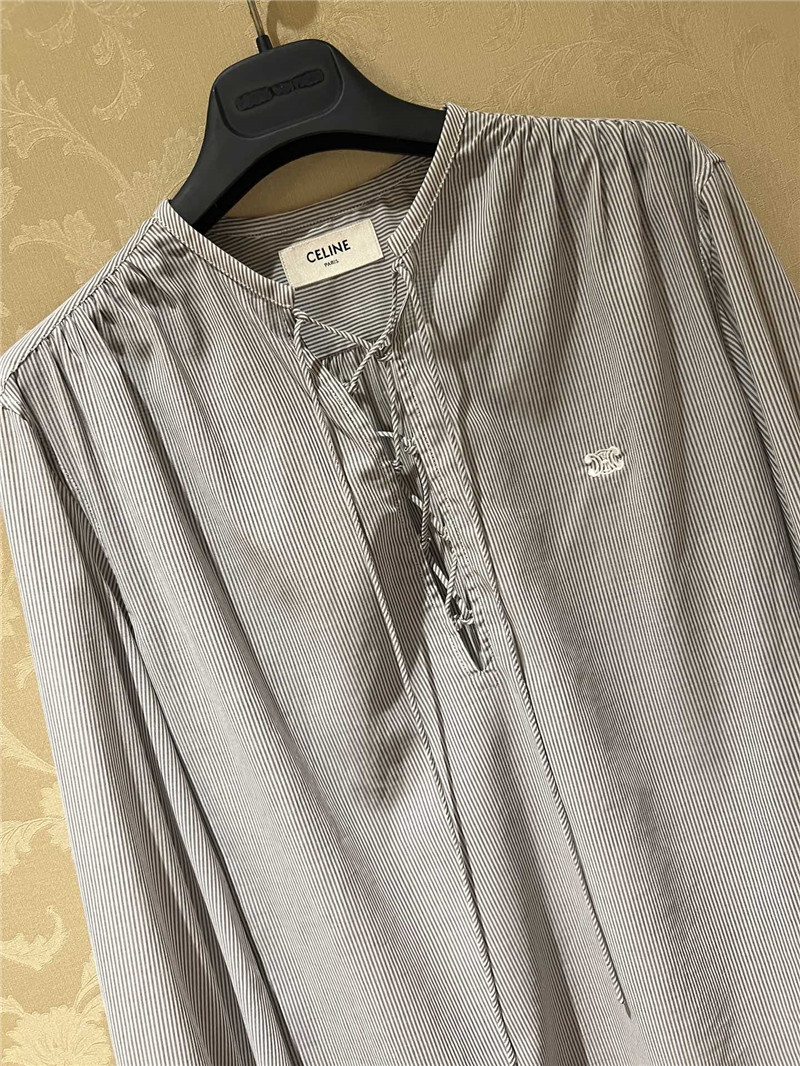 Ce1i*e new striped shirt replica designer clothes