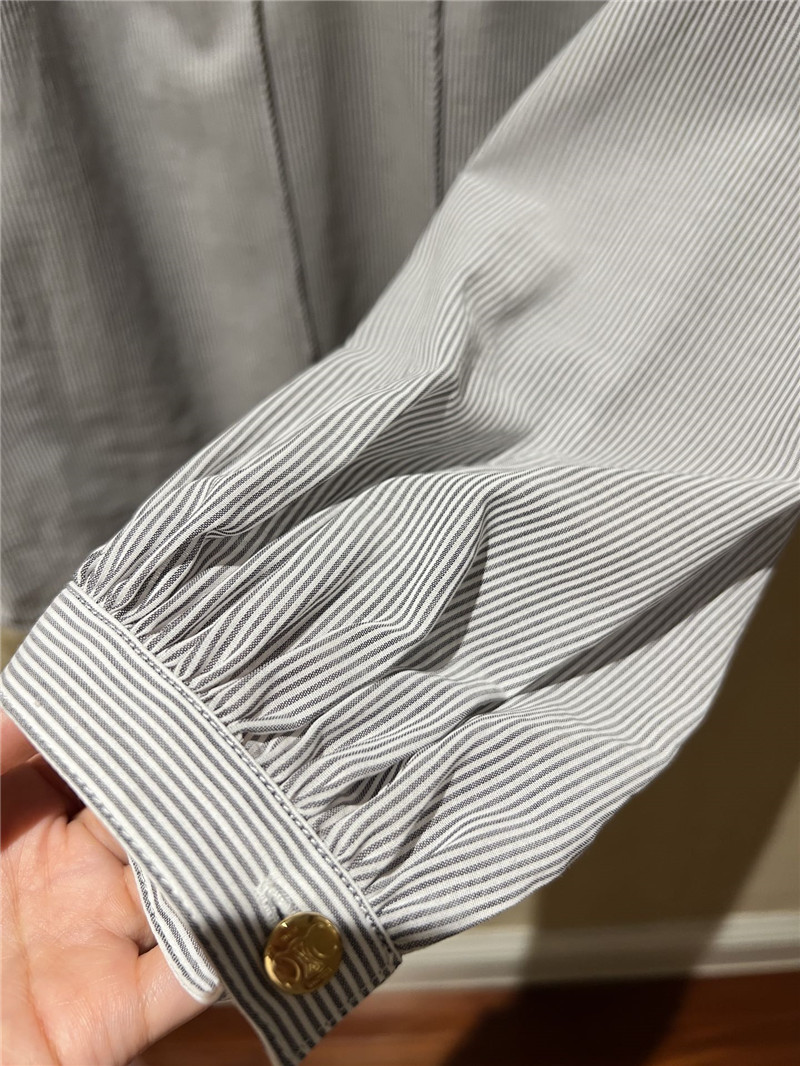 Ce1i*e new striped shirt replica designer clothes