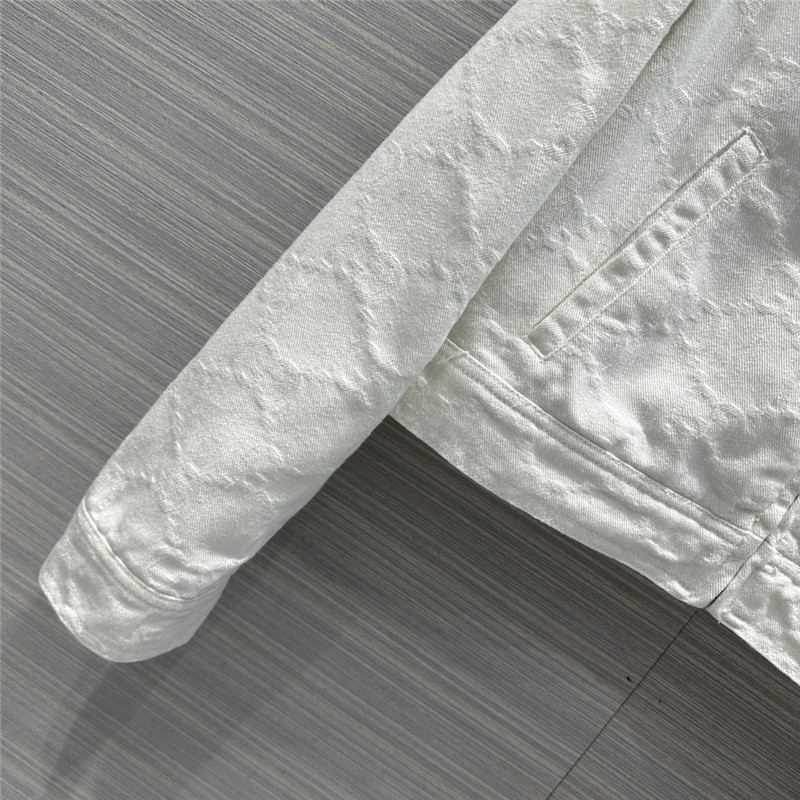 Gvc*1 jacquard white denim jacket replica clothes