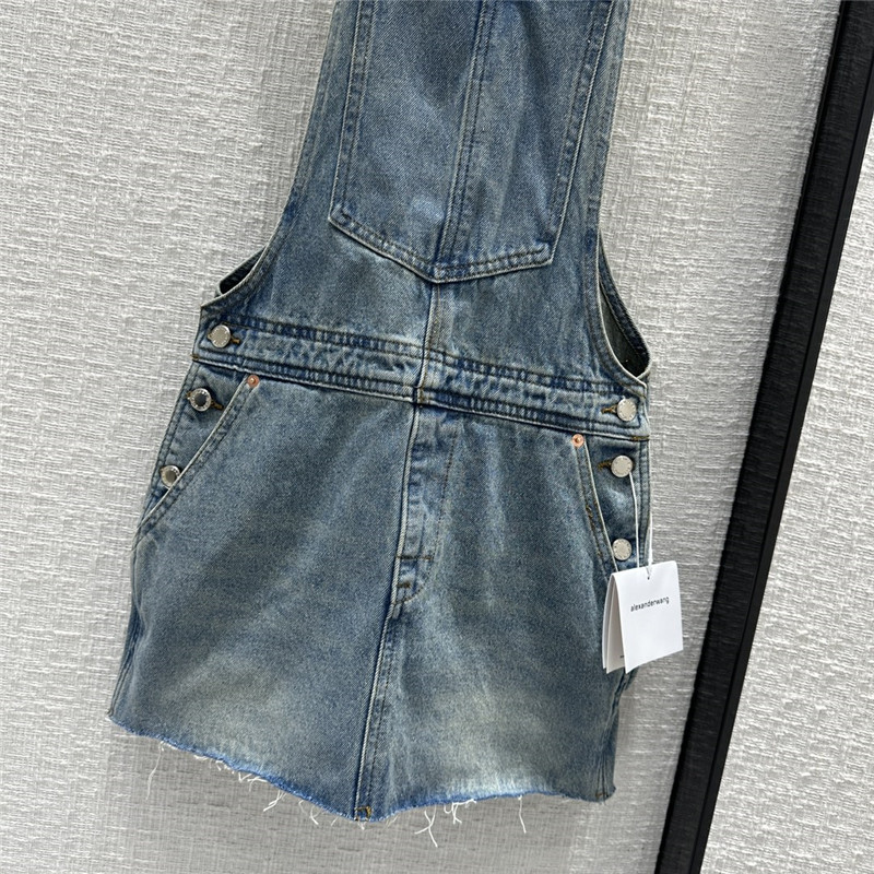 A1exa*der wang denim overalls dress replicas clothes