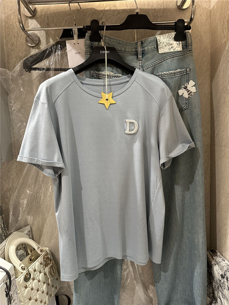dior silk T-shirt replica clothes