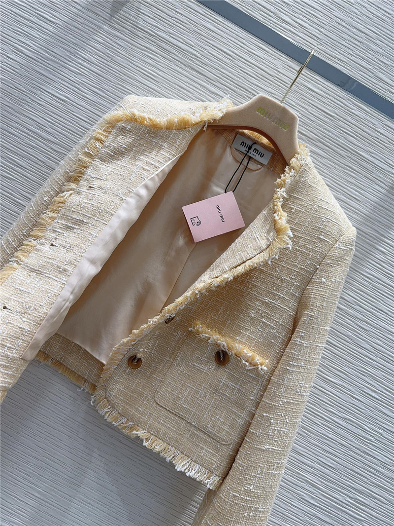 miumiu classic style small jacket replica designer clothes