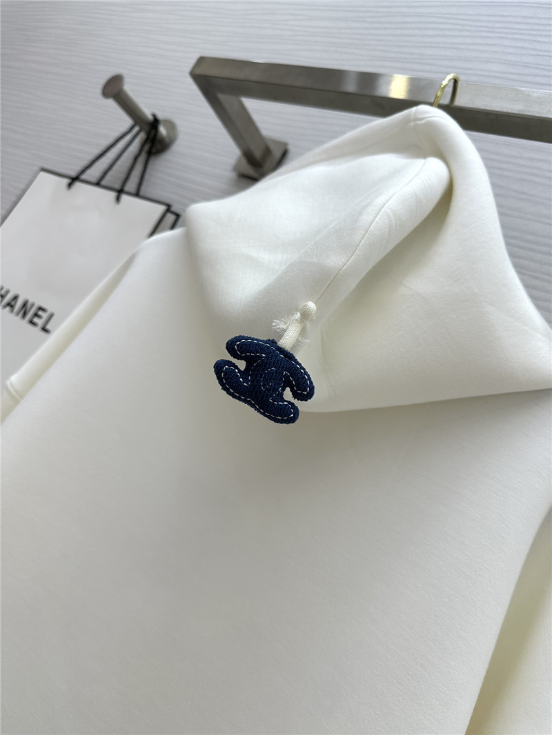 Ch**el hooded loose fit coat replica clothing sites