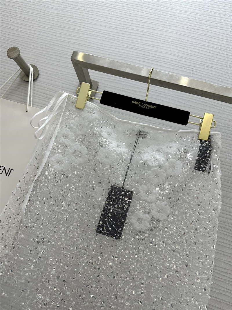 Y51 camellia embroidered layered apron replicas clothes