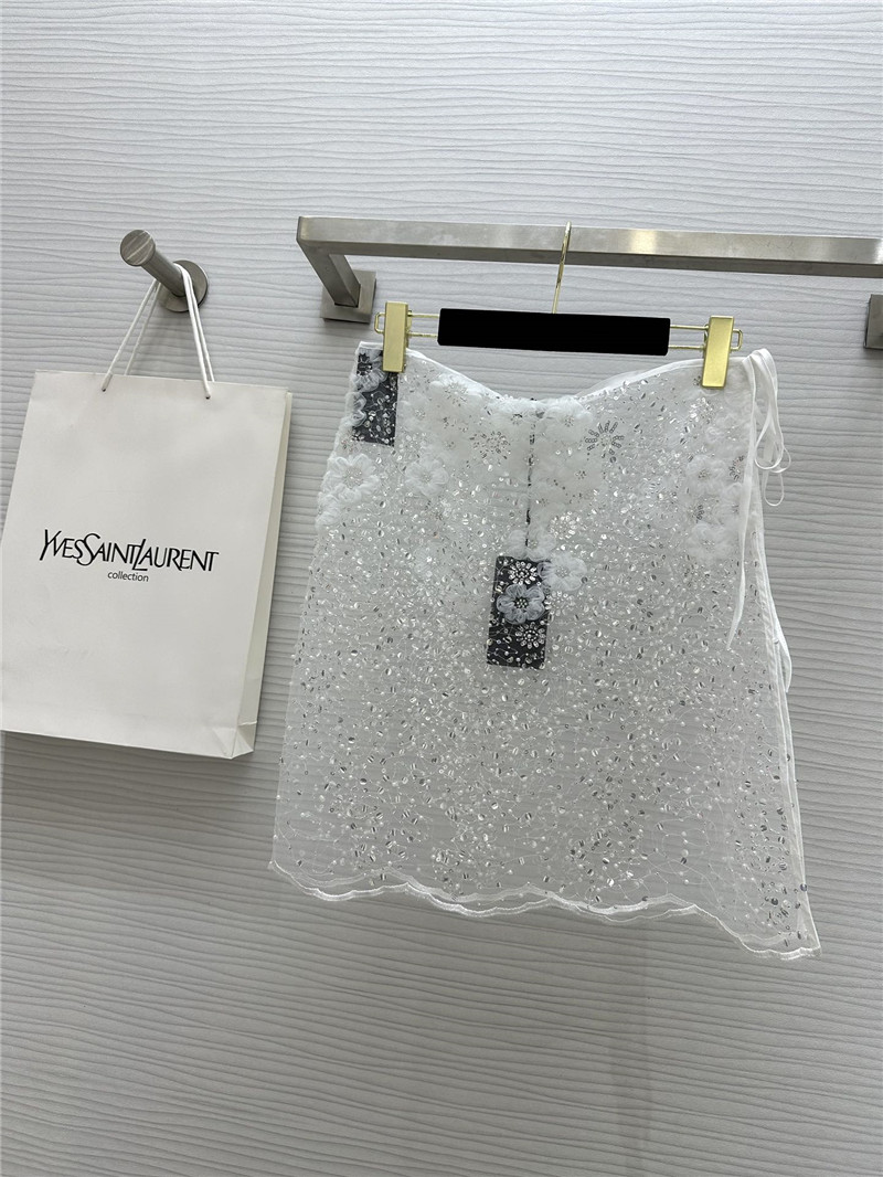 Y51 camellia embroidered layered apron replicas clothes