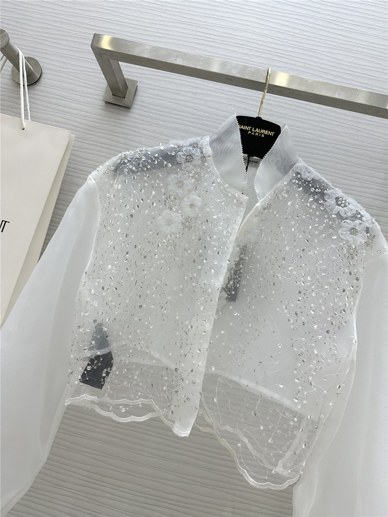 Y51 handmade floral shirt jacket replica clothes