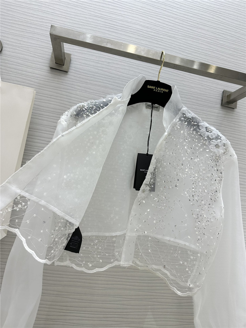 Y51 handmade floral shirt jacket replica clothes