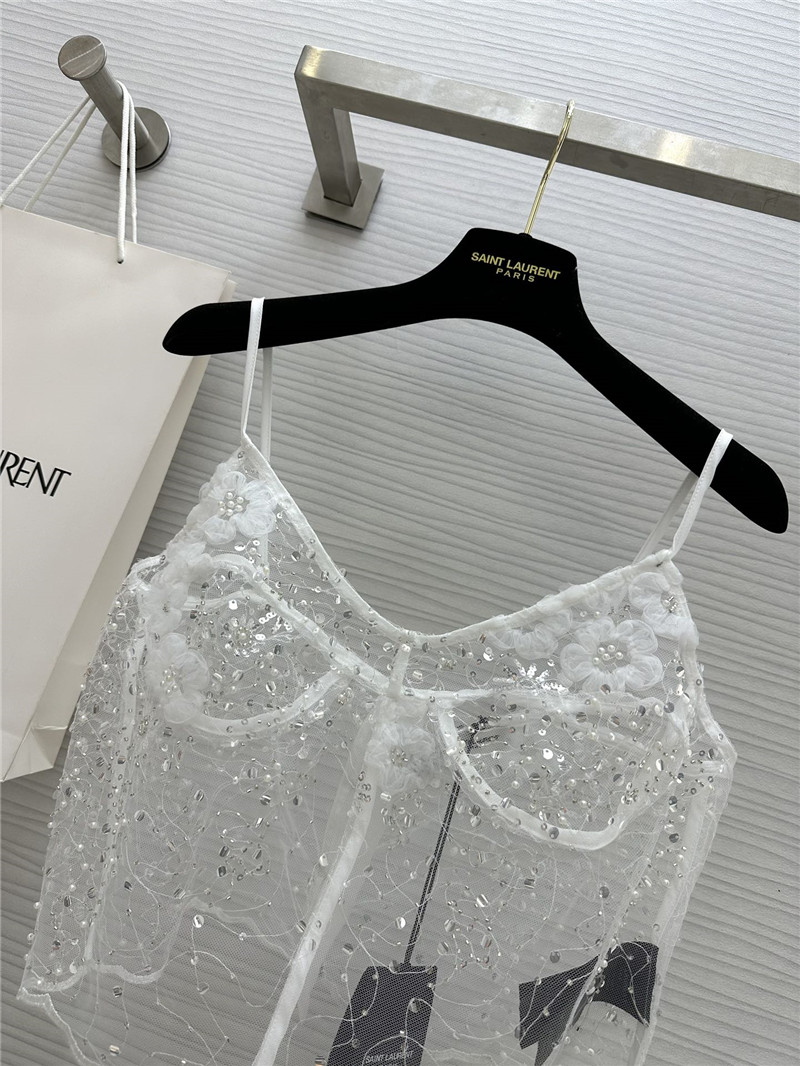 Y51 handmade floral camisole replica clothing