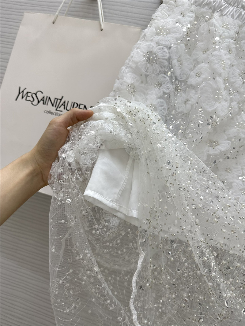 Y51 handmade flower fairy dress replica designer clothes