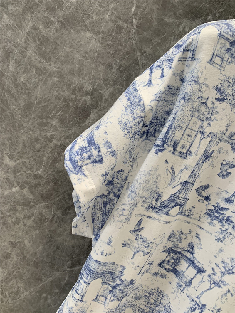 D10r printed short sleeve t-shirt replica d&g clothing