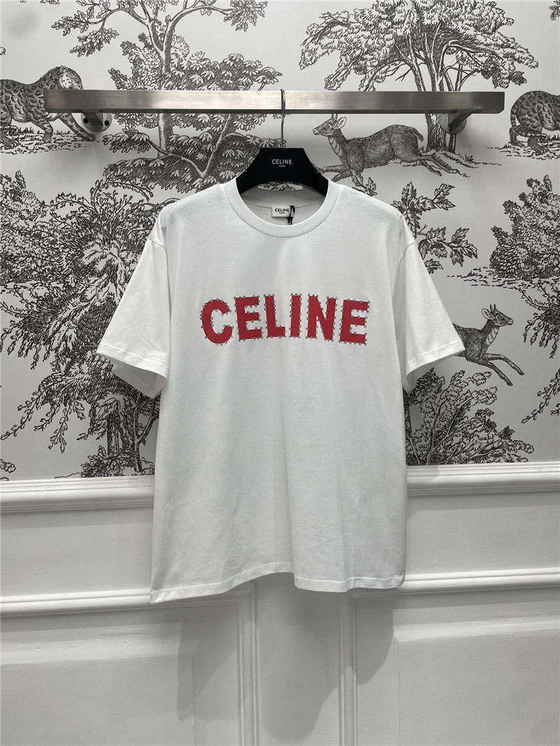 celine round neck T-shirt replica designer clothes