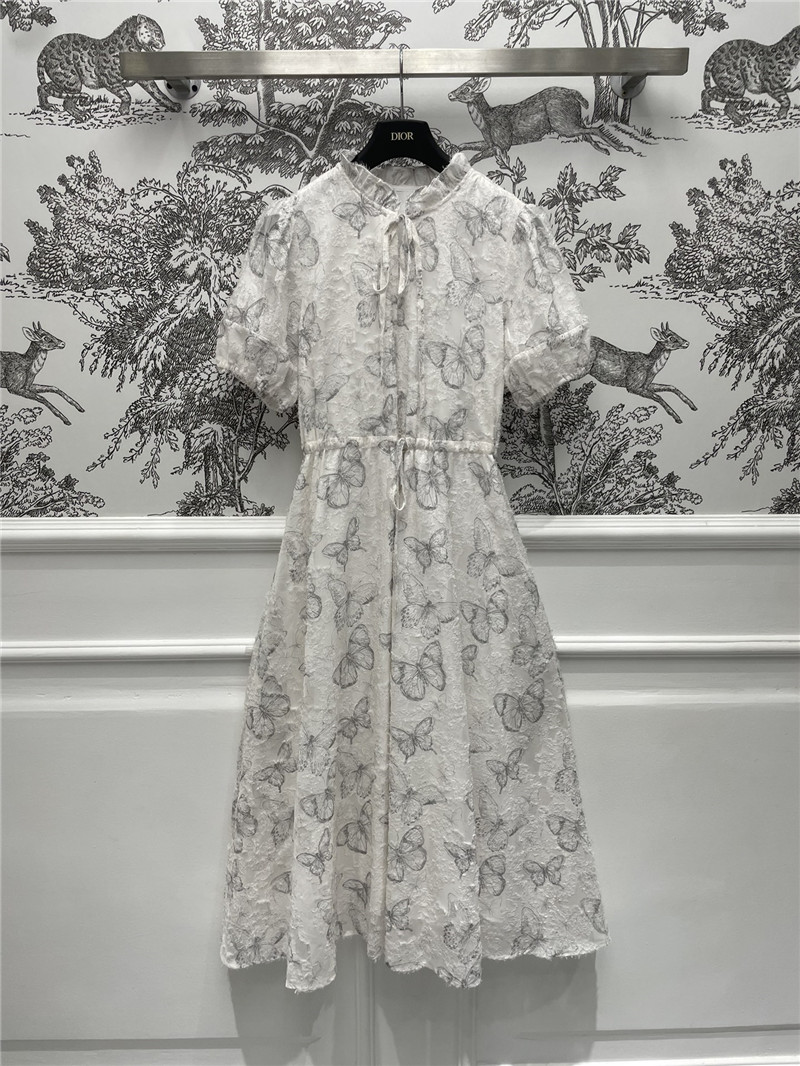 dior butterfly ear wood collar dress replica designer clothing websites