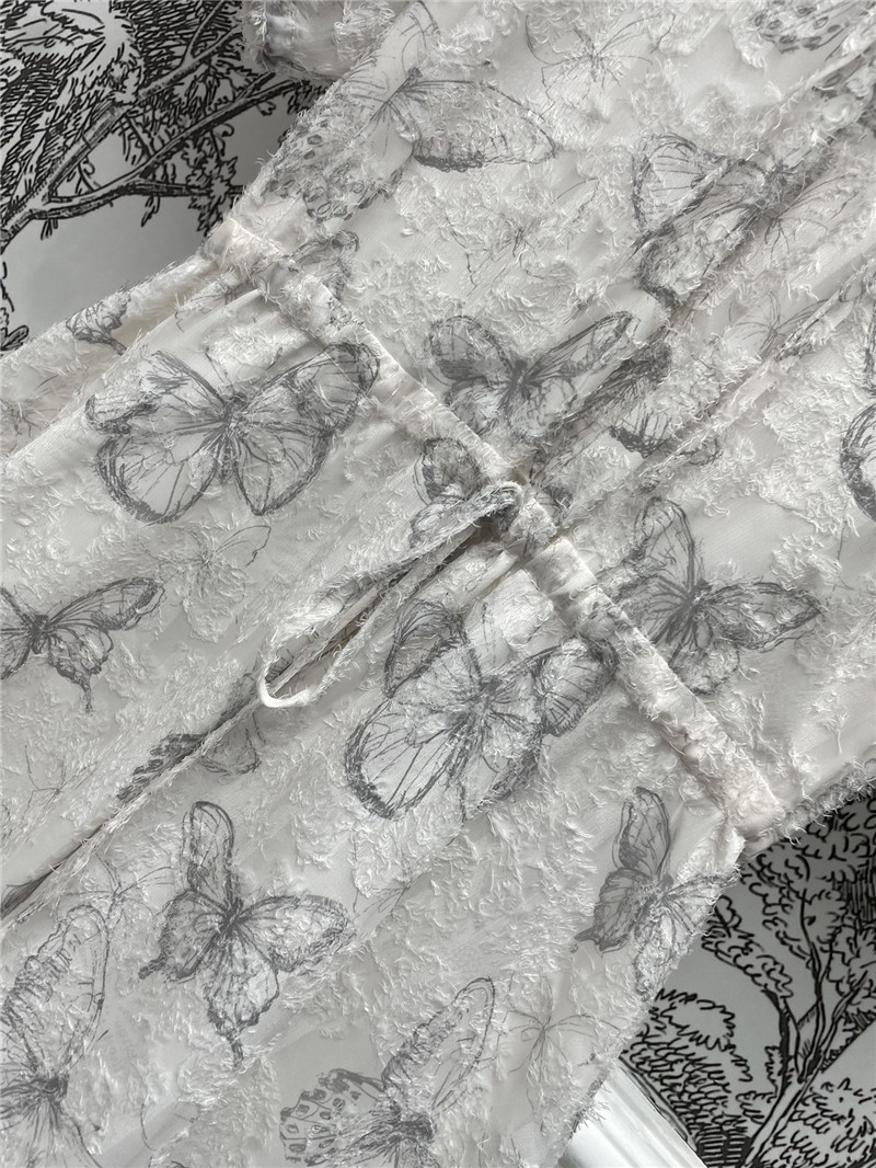 D10r butterfly ear wood collar dress replica designer clothing websites