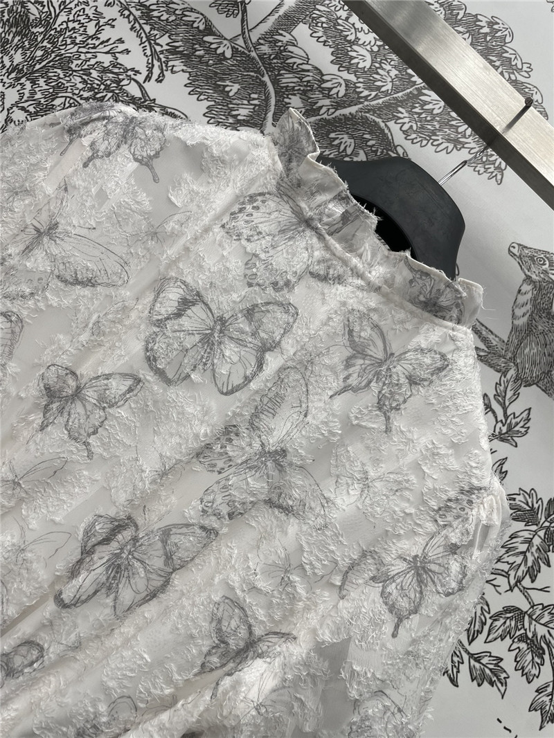 D10r butterfly ear wood collar dress replica designer clothing websites