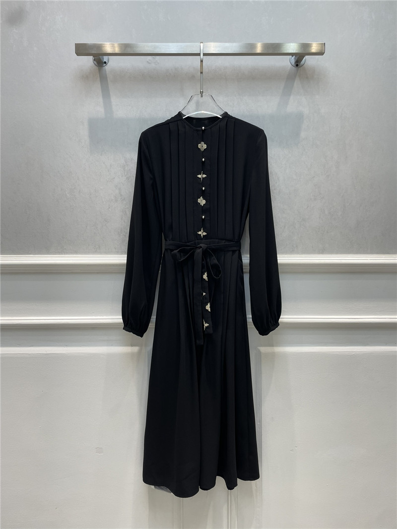 louis vuitton LV long sleeve dress replica designer clothes
