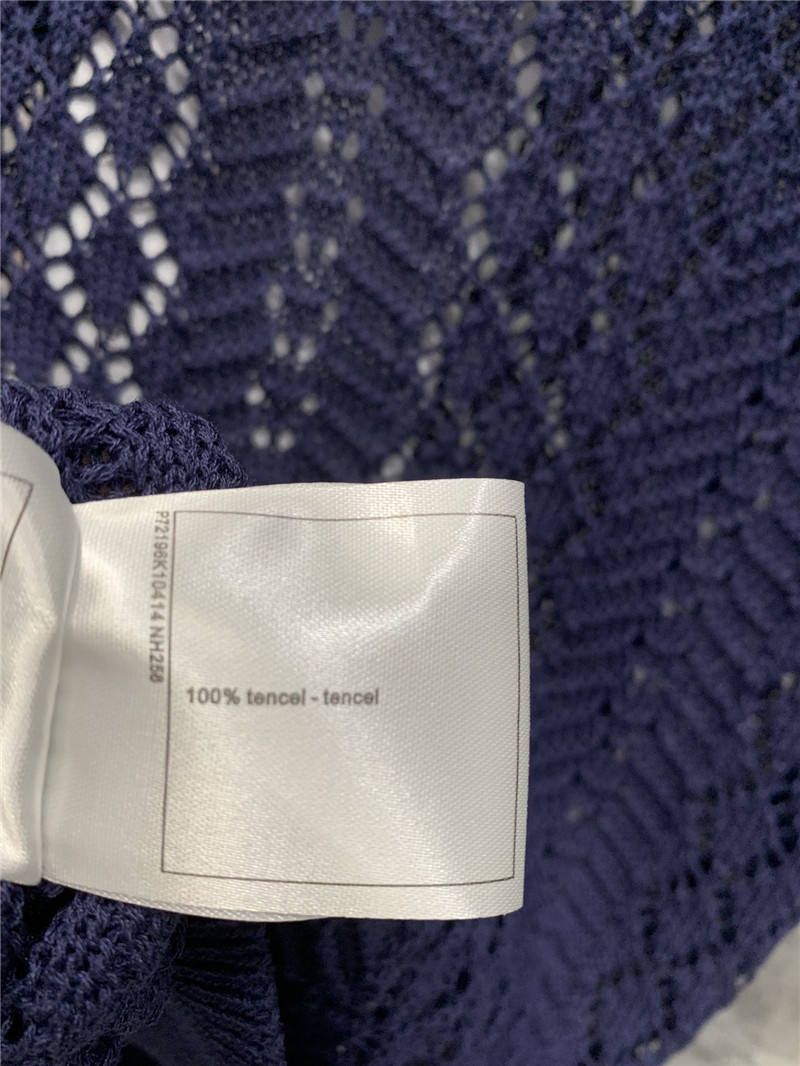 Chanel double C rhombus hollow knitted vest replica clothes