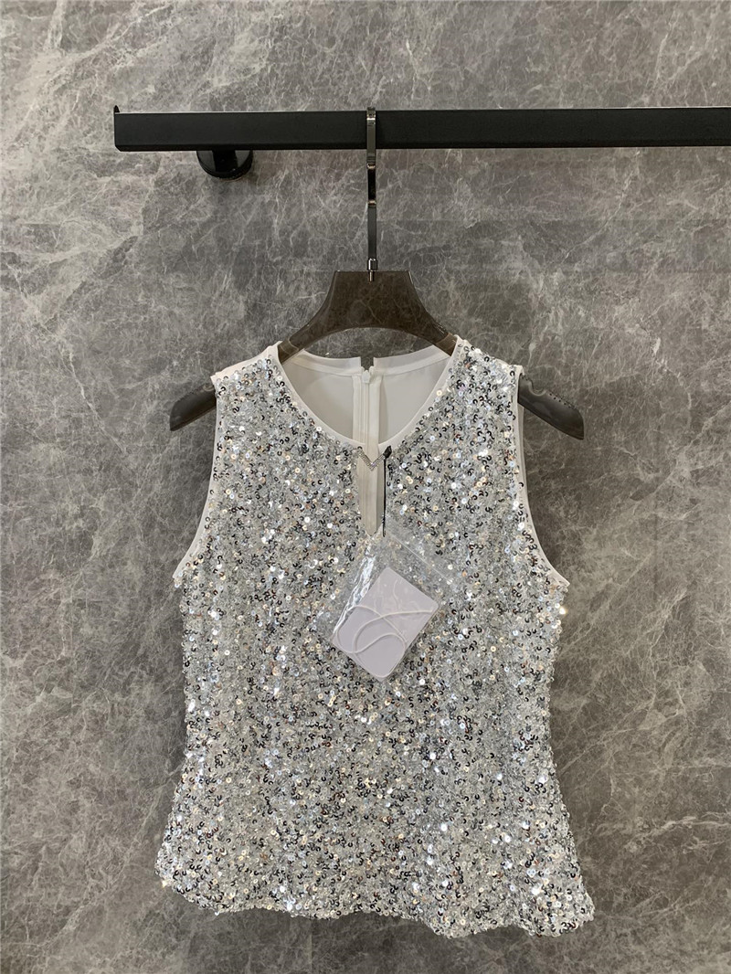 valentino sequined vest top replica clothing sites