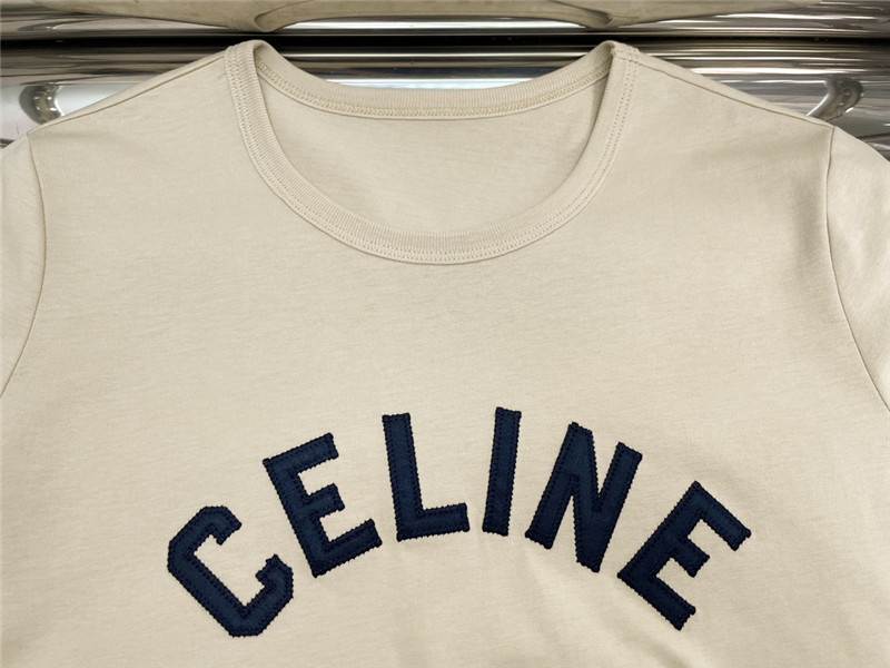 Ce1i*e letter embroidered t-shirt replica d&g clothing