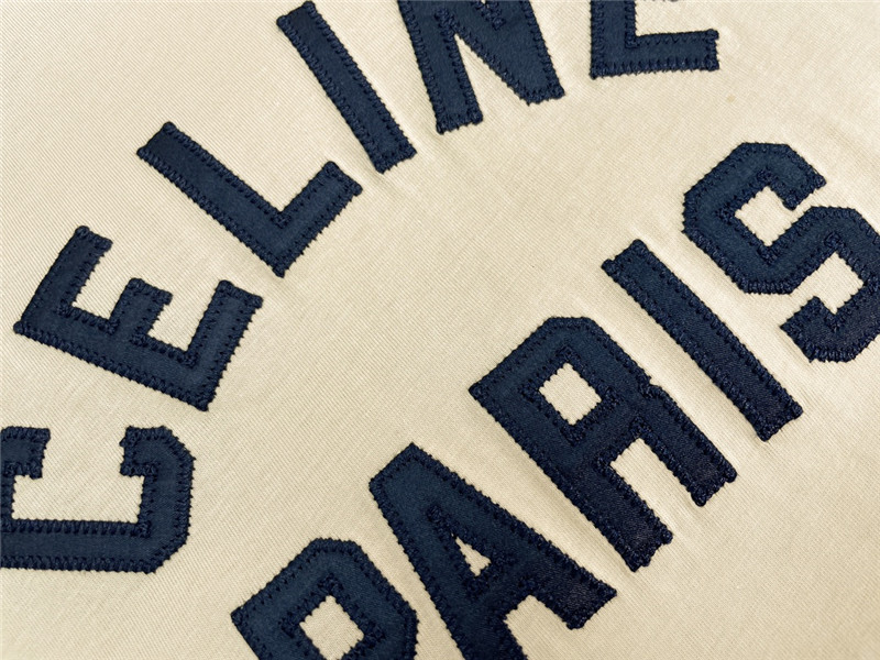 Ce1i*e letter embroidered t-shirt replica d&g clothing