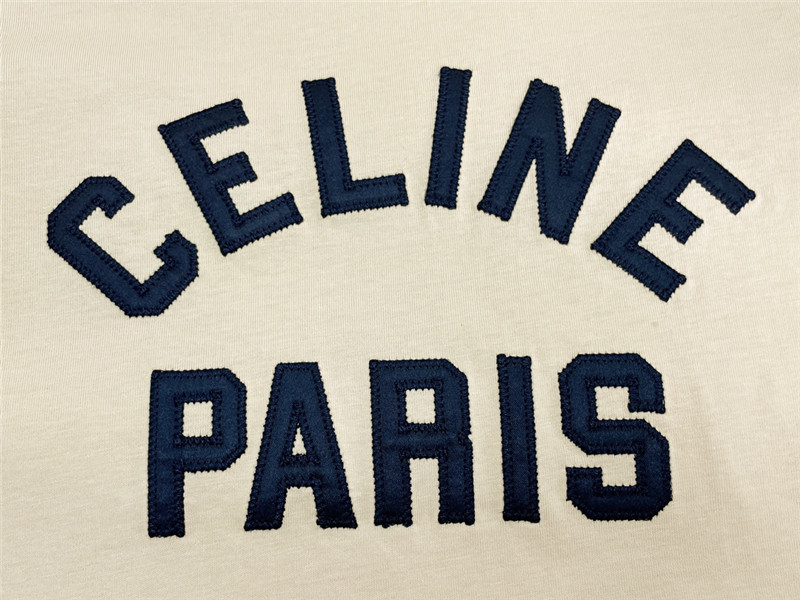 Ce1i*e letter embroidered t-shirt replica d&g clothing