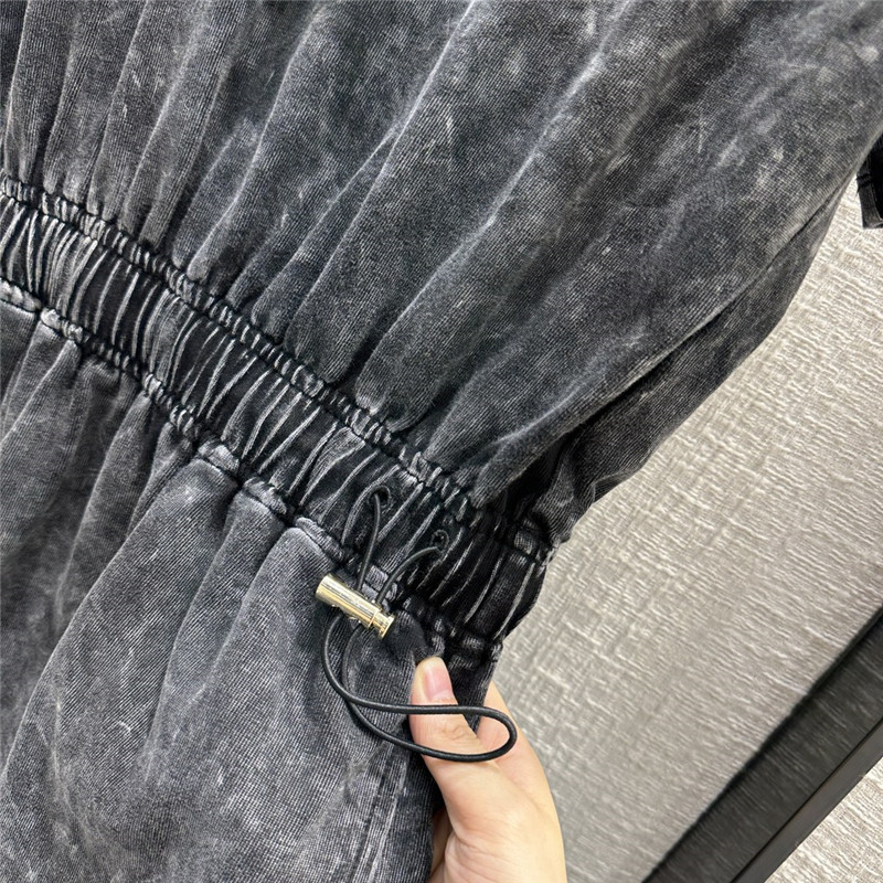 louis vuitton LV tie dye gray cotton dress replica clothing