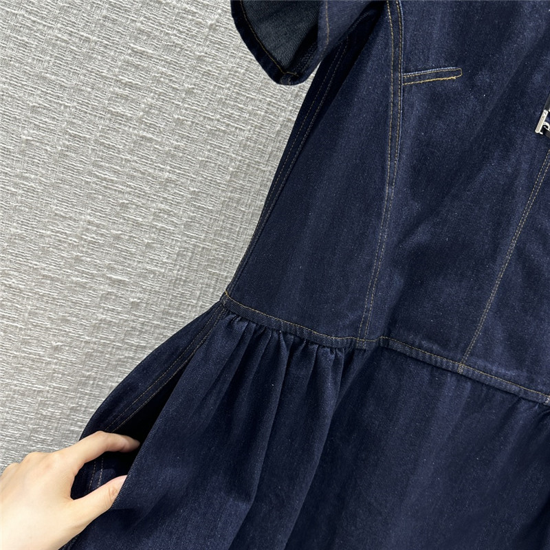 Alexander mcqueen denim mini dress replica designer clothes