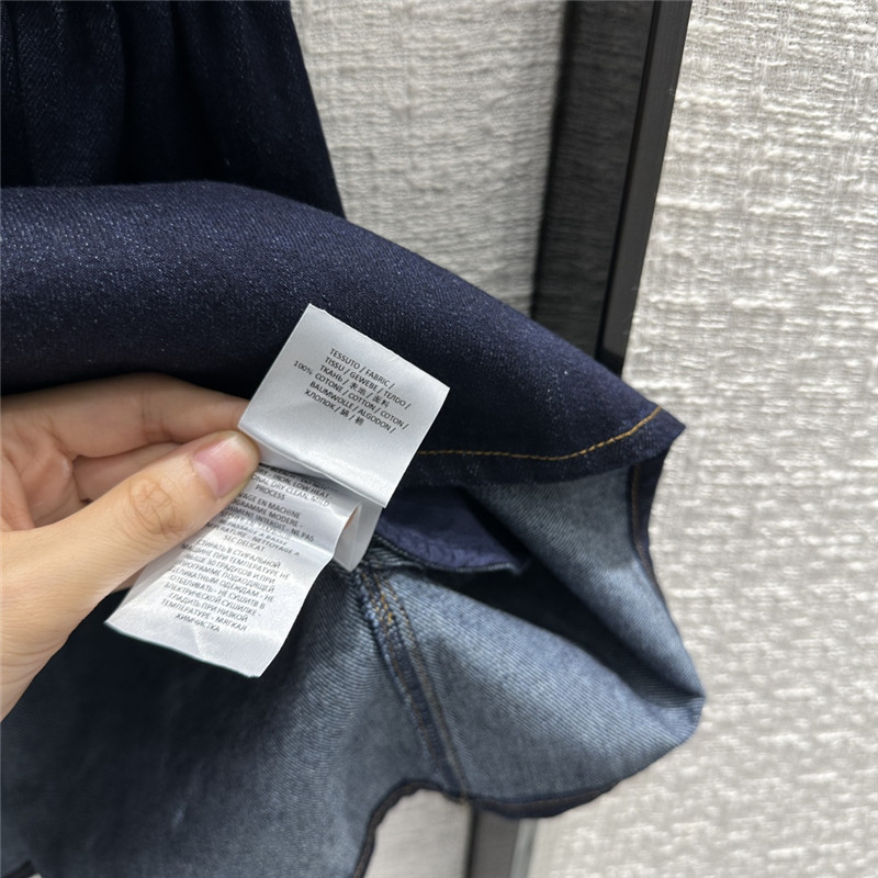 Alexander mcqueen denim mini dress replica designer clothes